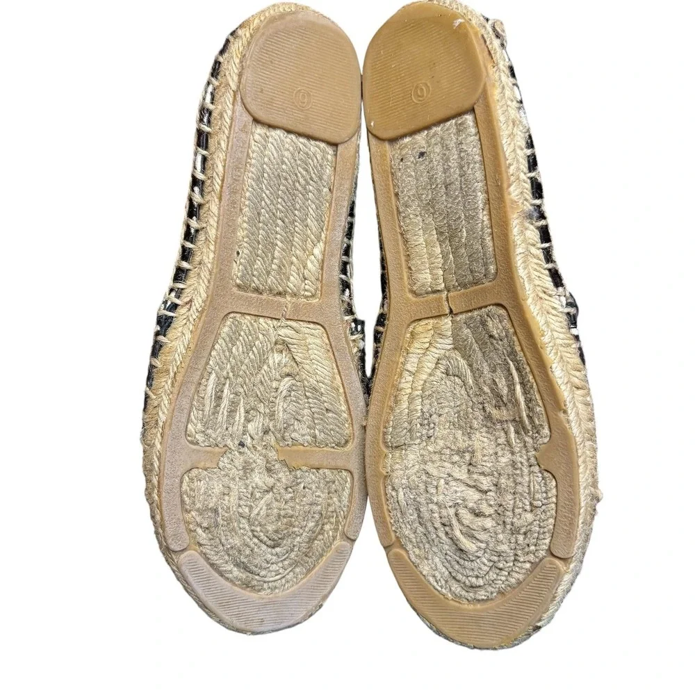Tory Burch Shoes Womens Size 6 Brown Fur Espadrille Flats Animal Print Casual